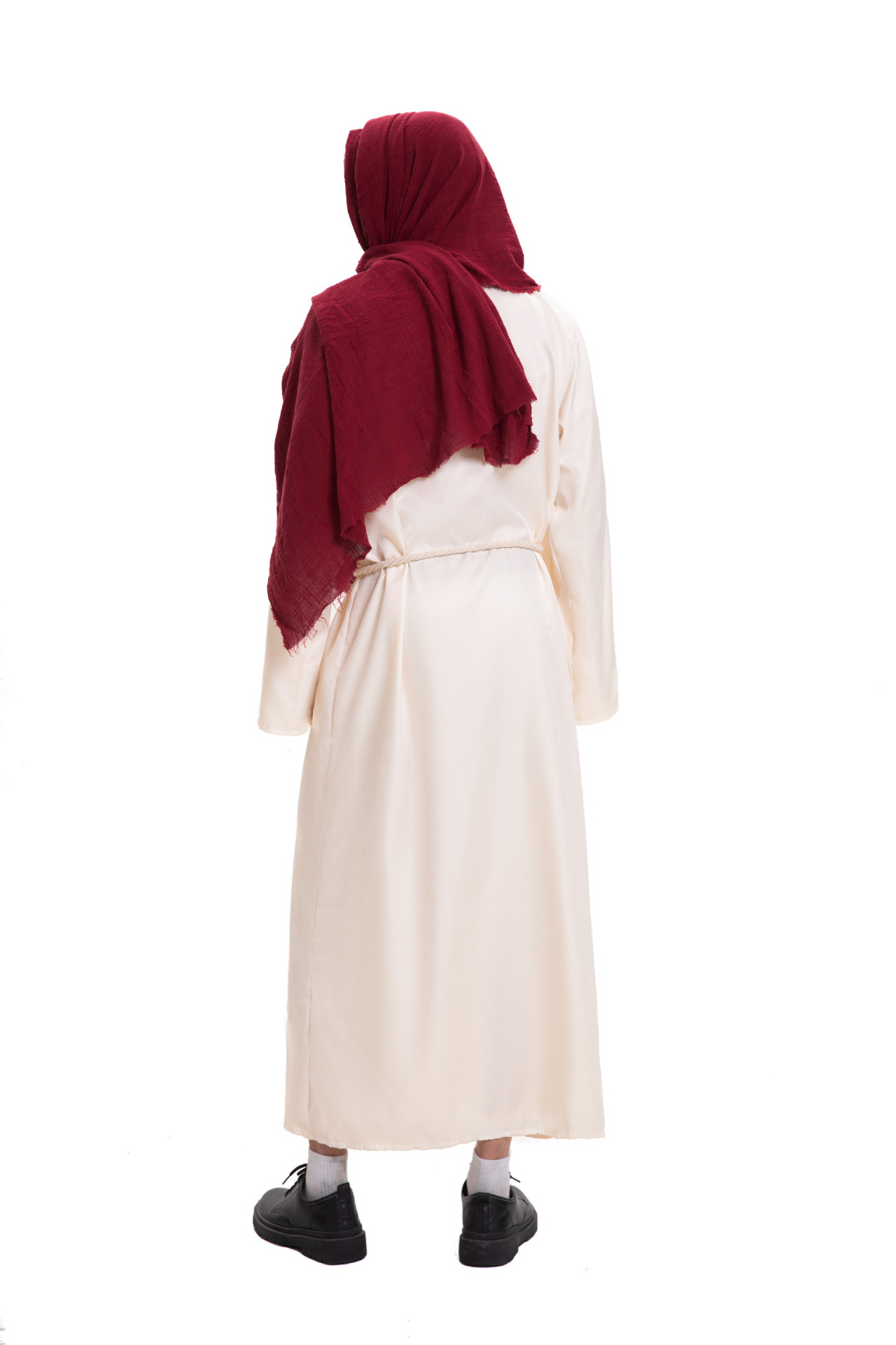 Mens Halloween Retro Arabian Robe Middle Eastern Cosplay Shepherd Costume